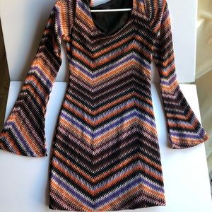 Disco style fitted dress